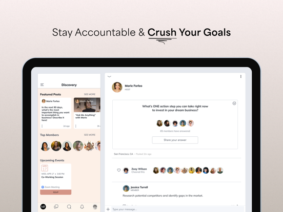Marie Forleo iPad screenshot 3 - Business app