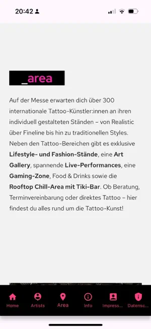 Tattoo Convention Berlin screenshot 1