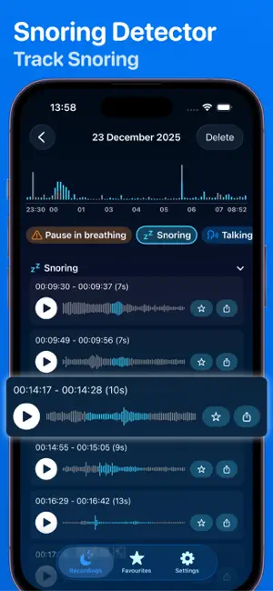 Sleep Apnea Detector - Somnio+ screenshot 2