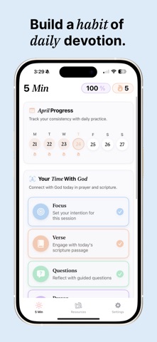 5 Min: Daily Devotional Screenshot 1 of 3
