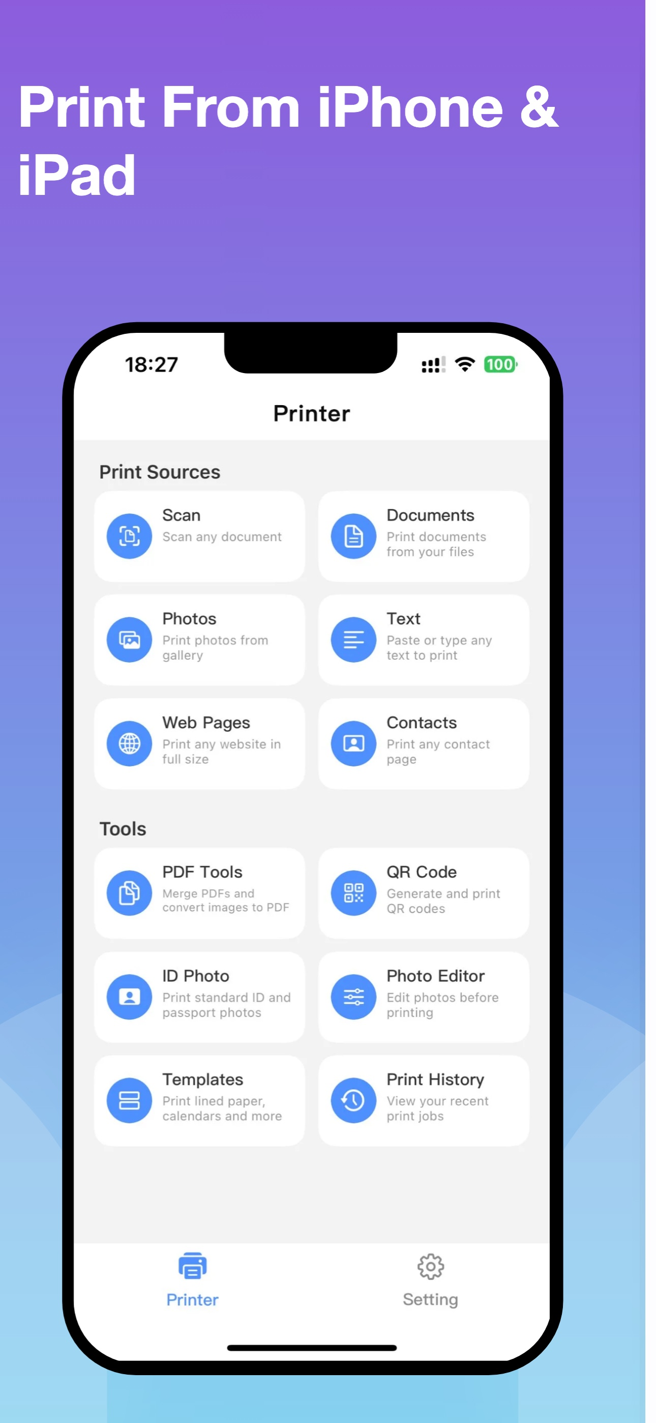 Printer App: Scan PDF, Print