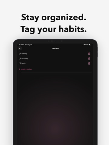 Goal Streak: Habit Tracker iPad screenshot