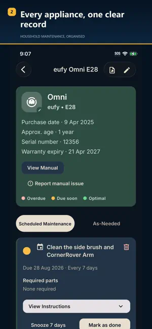 Runbook: Maintenance Log screenshot 2