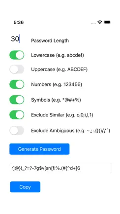Password Generator - Strong iPhone image 2