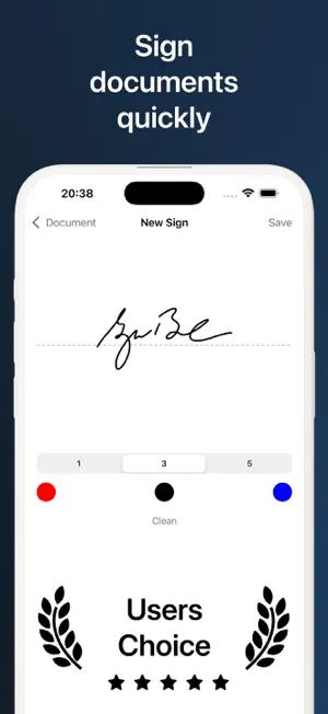 Scan & Sign PDF Documents screenshot 1