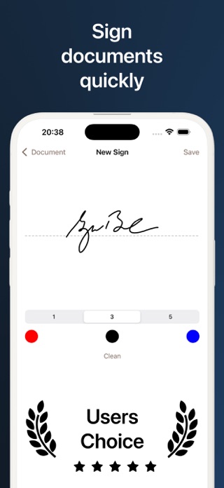 Scan & Sign PDF Documents Screenshot 1 of 4