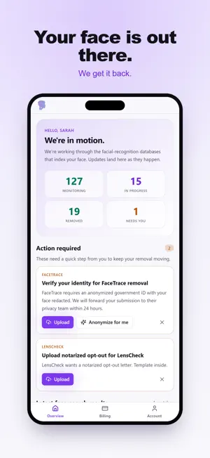 FacePrivacy - Own your face screenshot 3
