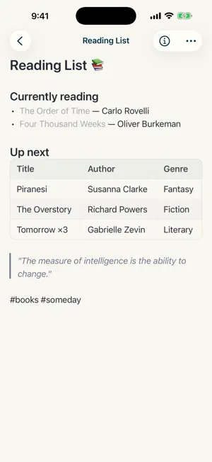 Levity Markdown Notes screenshot 3