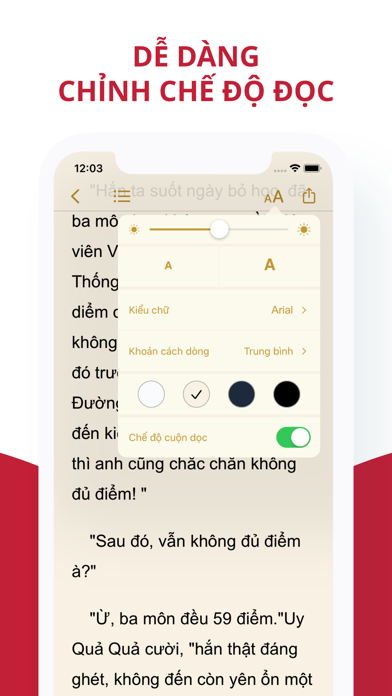 Screenshot #3 pour Tiểu thuyết hay chọn lọc