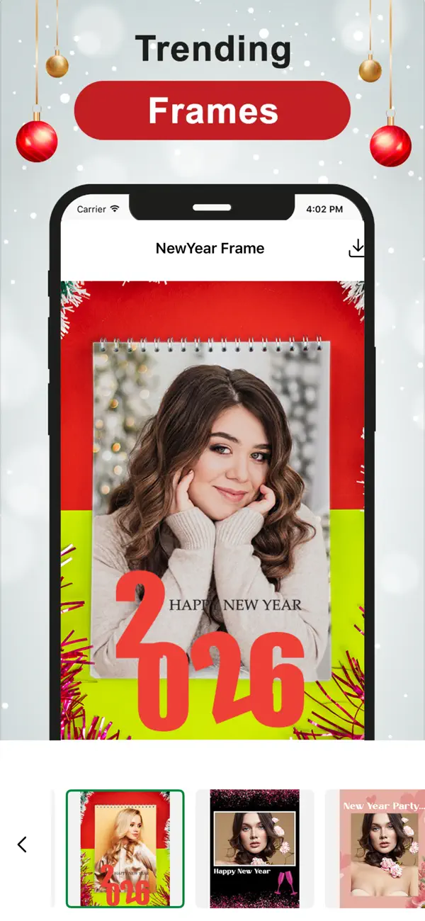Screenshot #3 pour Christmas & New Year Frames
