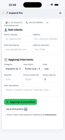 IMPIANTI PRO Screenshot 1 of 5