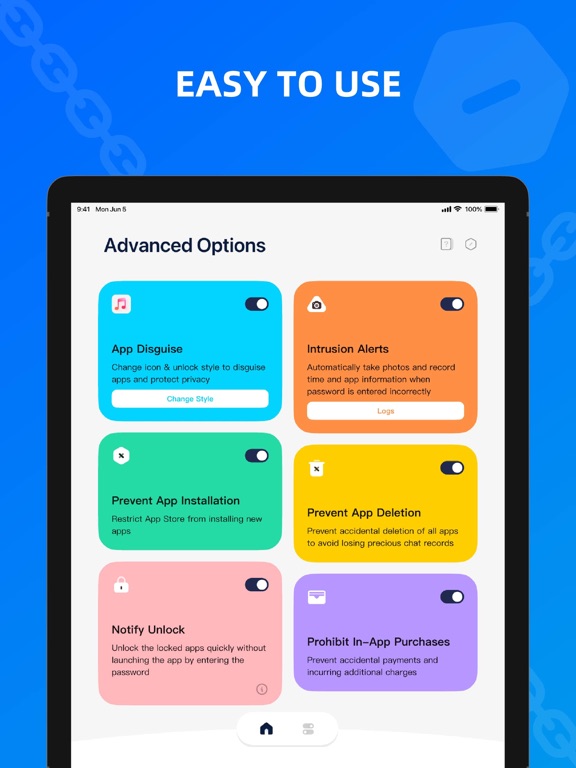 App Lock - Block Apps iPad screenshot 4 - Utilities app