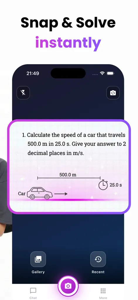 Physics AI - Homework Solver - Education App | MWM