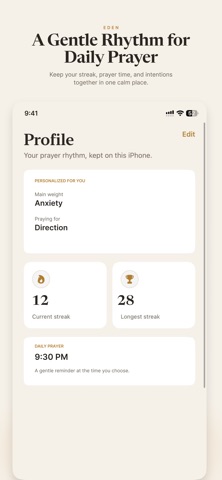 Eden: Prayer for Anxiety screenshot