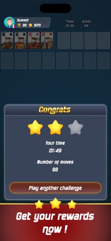 FreeCell Versus iPhone screenshot