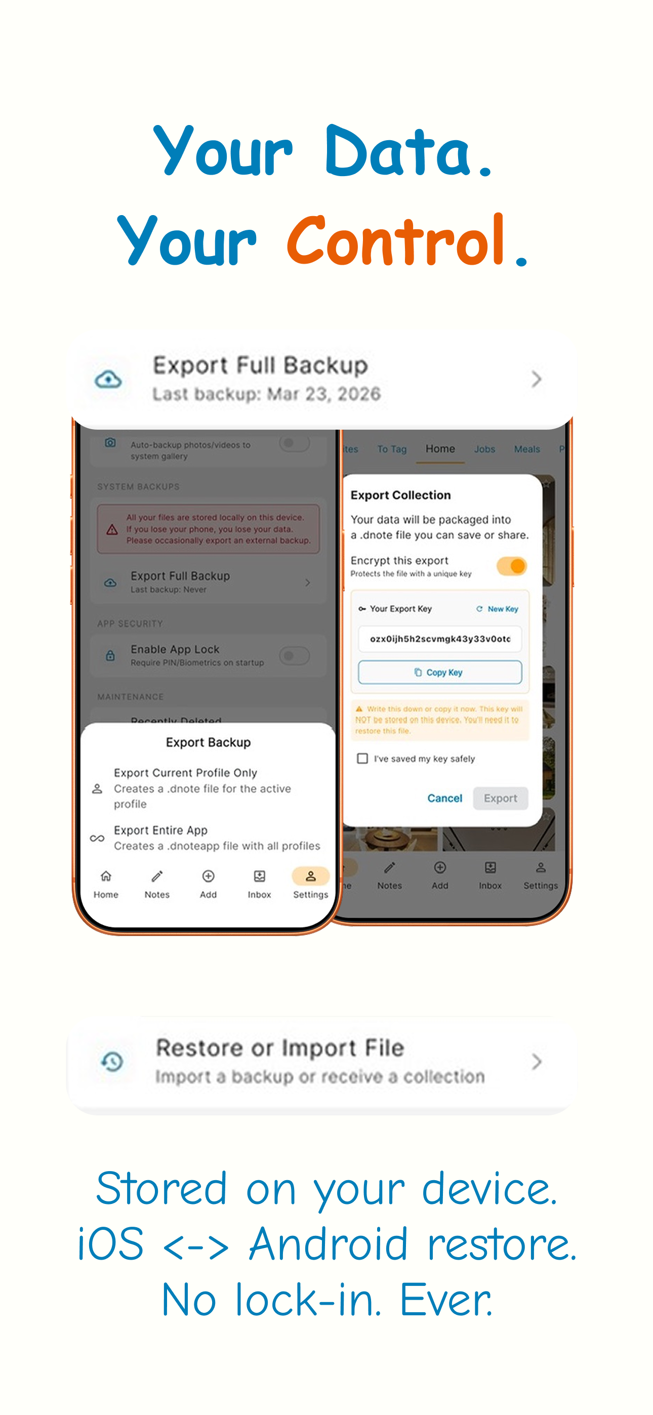 DulyNote: Private Notes, Links screenshot 4