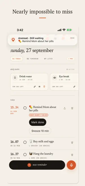 Anımsat: Location Reminder screenshot 1