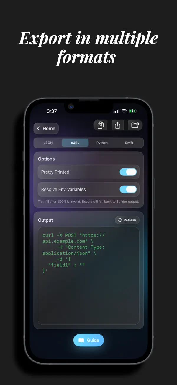 #4. Write JSON (iOS) 由: Matthew Elliott