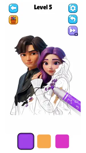 Love Coloring: Couple Draw Art screenshot 1