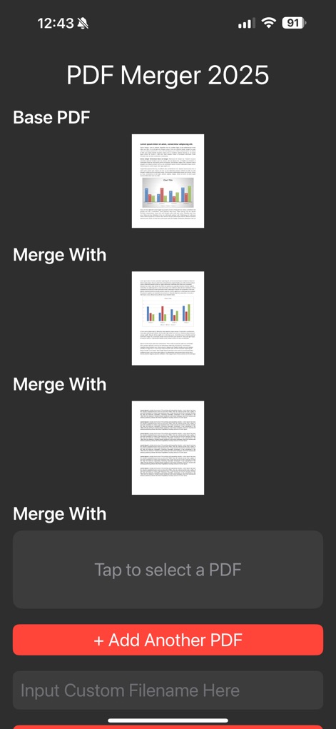 PDF Merger 2025 - Productivity App | MWM
