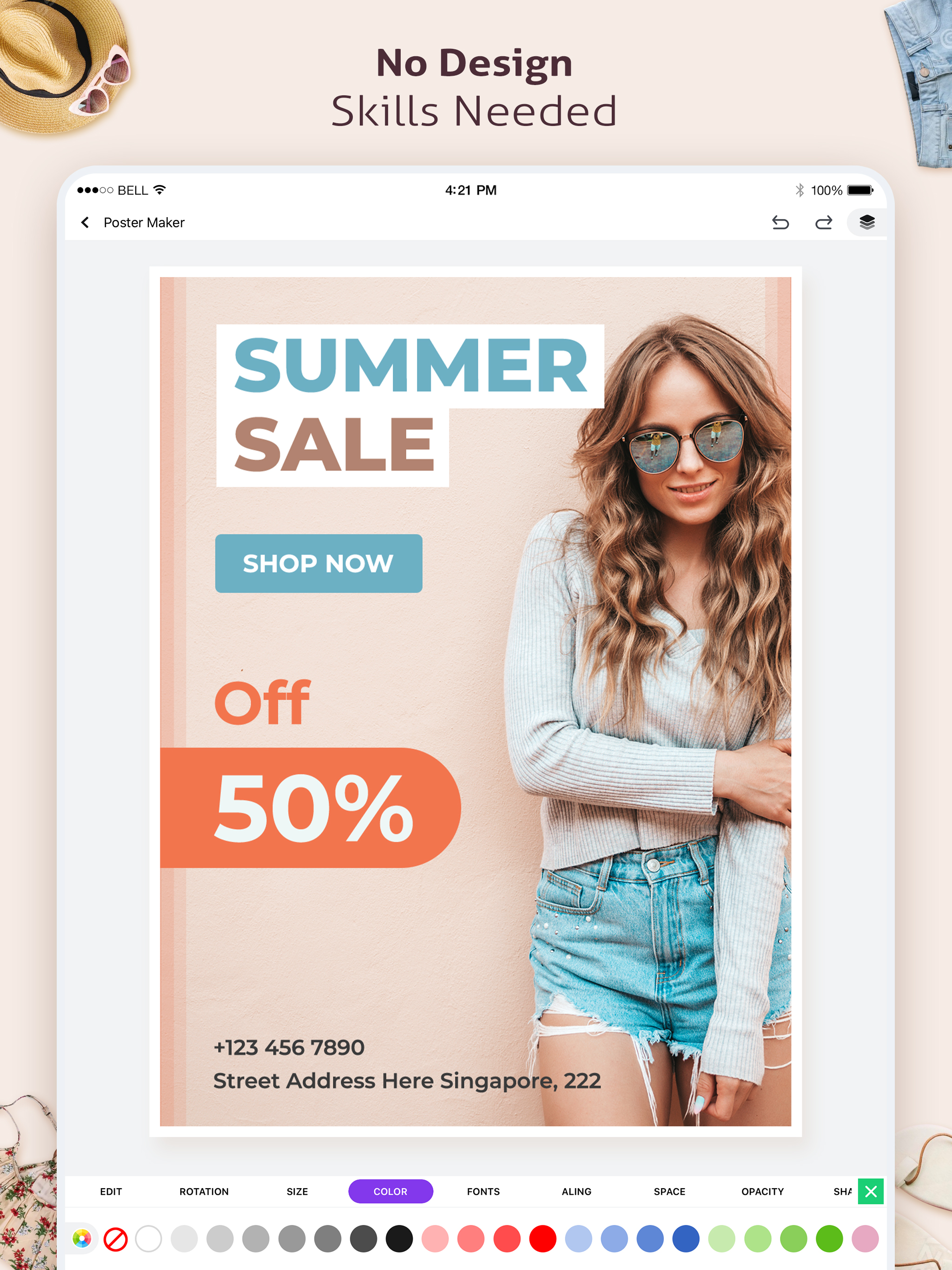 Poster Maker, Flyer Maker screenshot 9