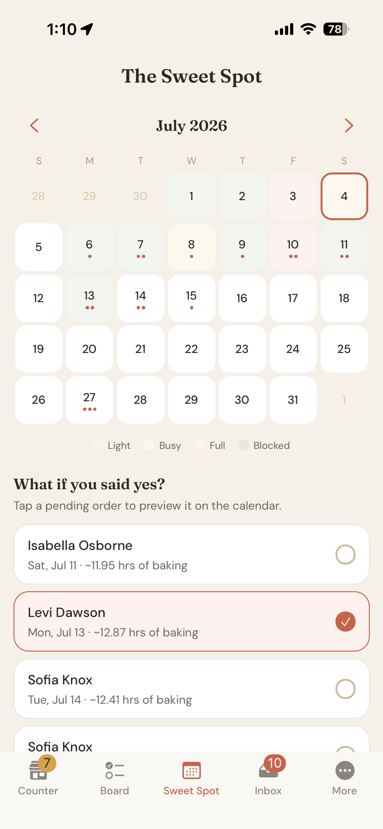 Knead - Baker Orders screenshot 2