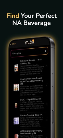 MockTale: N/A Drink Finder iPhone screenshot
