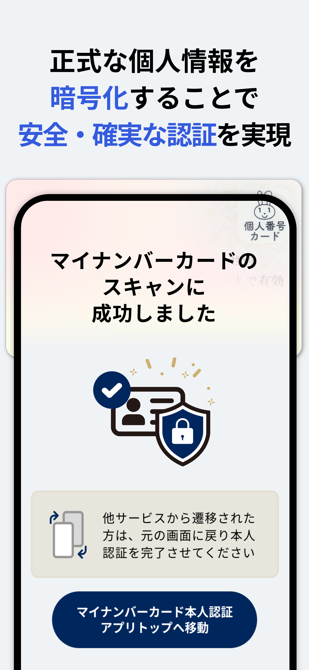 マイナンバーカード本人認証アプリSHIKI