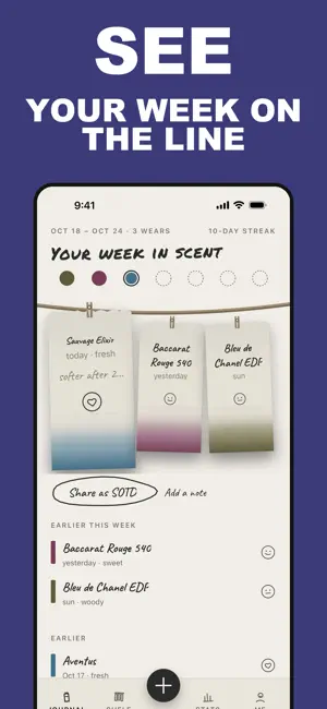 Nosebox: Perfume Tracker screenshot 1