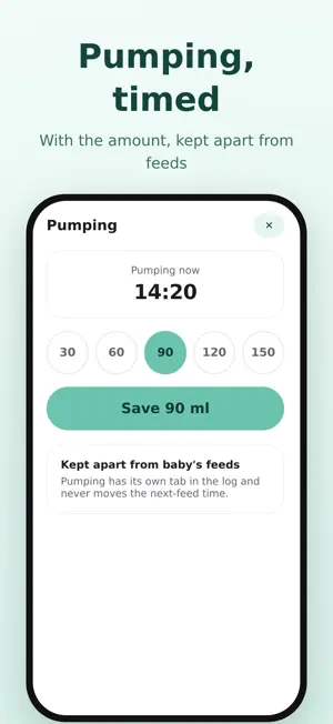 Radaa: Baby Feeding Tracker screenshot 2