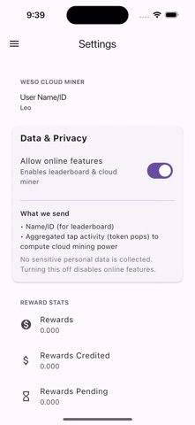 WESO Miner Screenshot 2 of 3