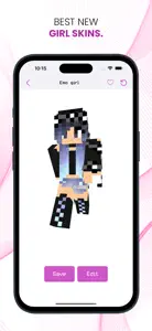 Best Girl Skins for Minecraft screenshot #1 for iPhone