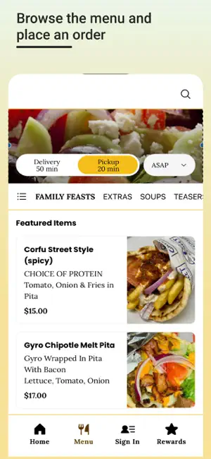Greek Street App screenshot 2