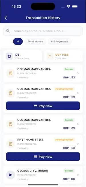 Sahwira Money Transfer screenshot 3
