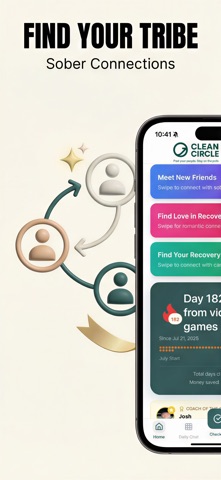 CleanCircle Sober Network screenshot