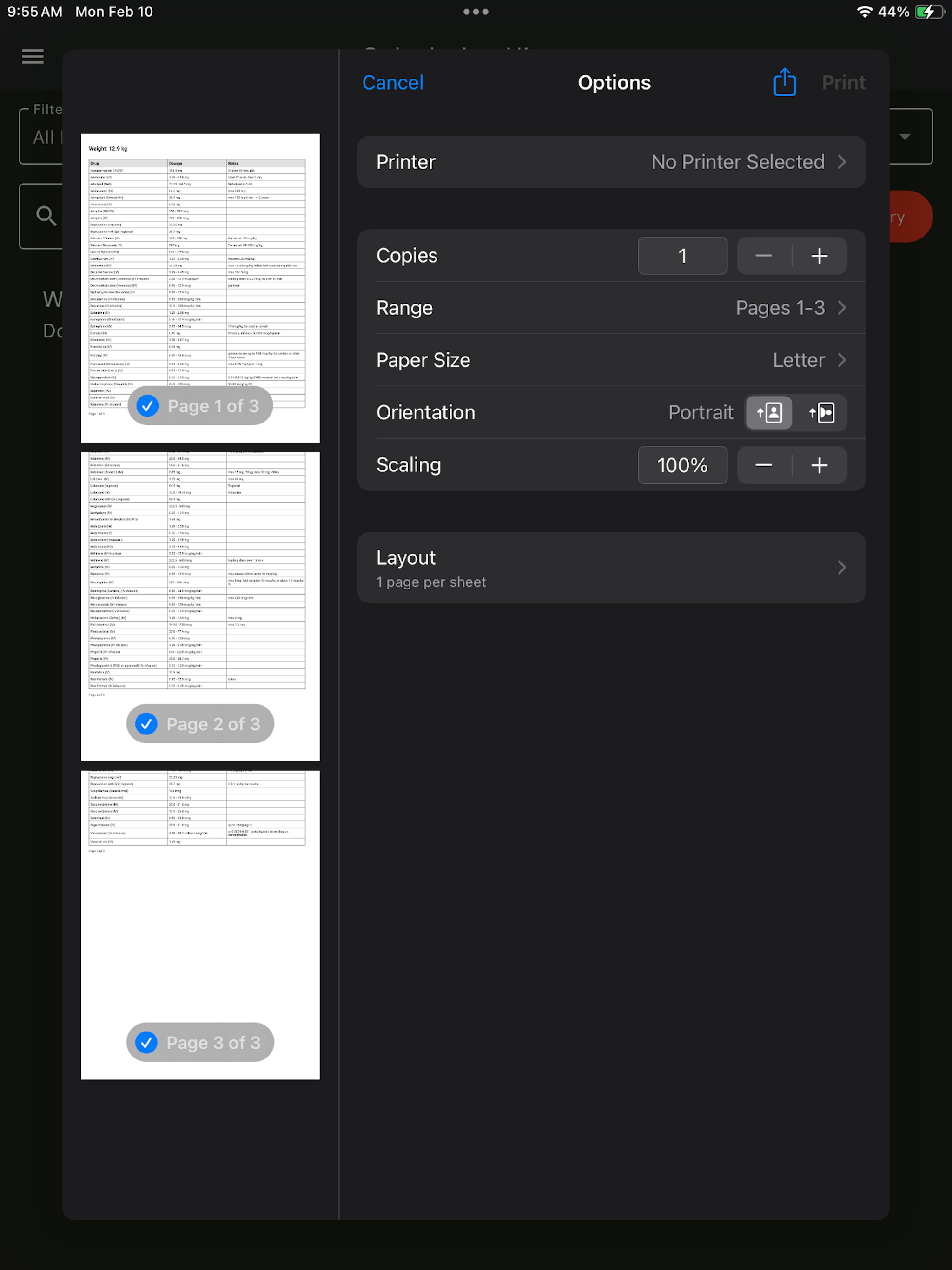 Pediatric Anesthesia Calc screenshot 12