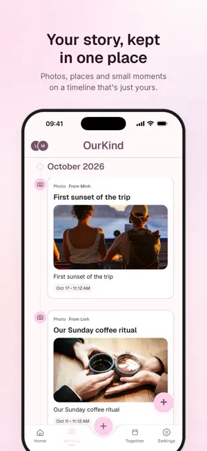 OurKind: Couple Space screenshot 4
