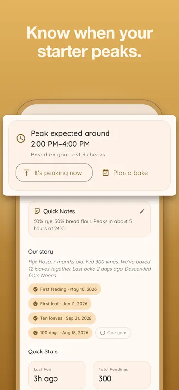 Sourdough Starter Tracker screenshot 2 of 10