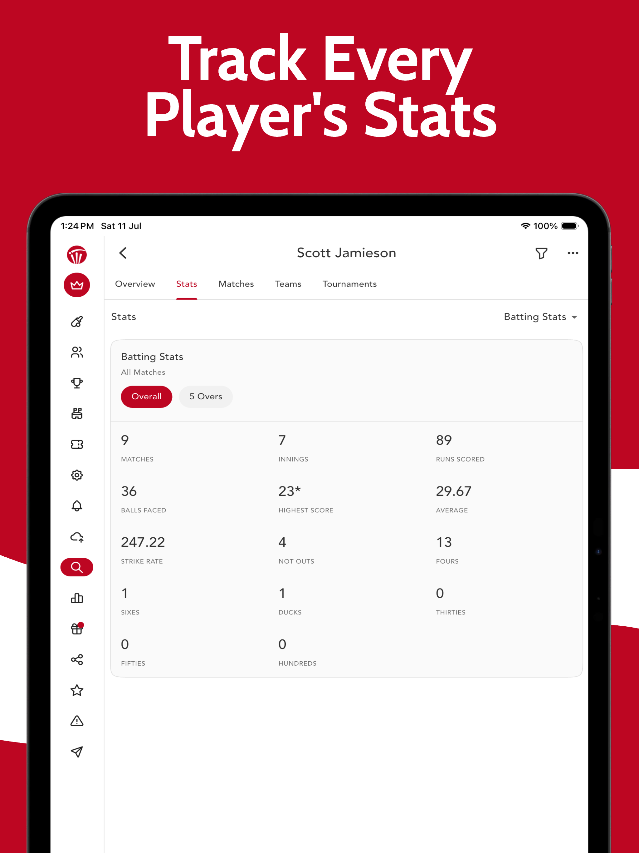 CricScorer-Cricket Scorer App screenshot 13