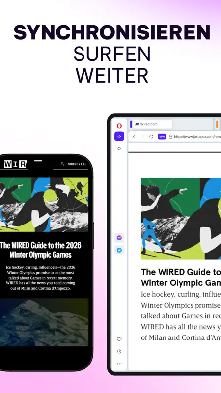 Opera Browser mit VPN screenshot 7 of 7