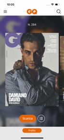 GQ Italia Magazine screenshot