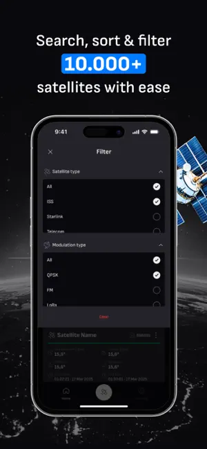 Satellite Tracker ISS Live Map screenshot 3