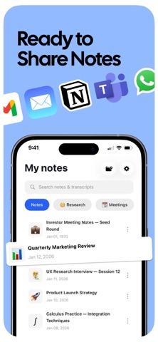 Notewave - AI Note Taker screenshot
