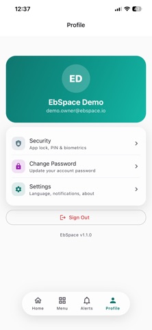 EbSpace Property Management Screenshot 1 of 6