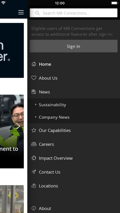 Screenshot 2 of MB Connections App