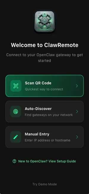 ClawRemote AI screenshot 1