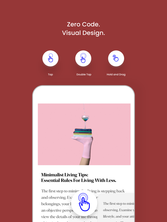 GIZI — Website Builder iPad screenshot 5 - Productivity app