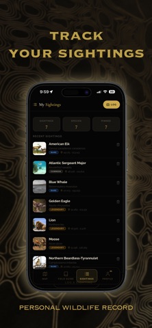 WildMap Tracker iPhone screenshot