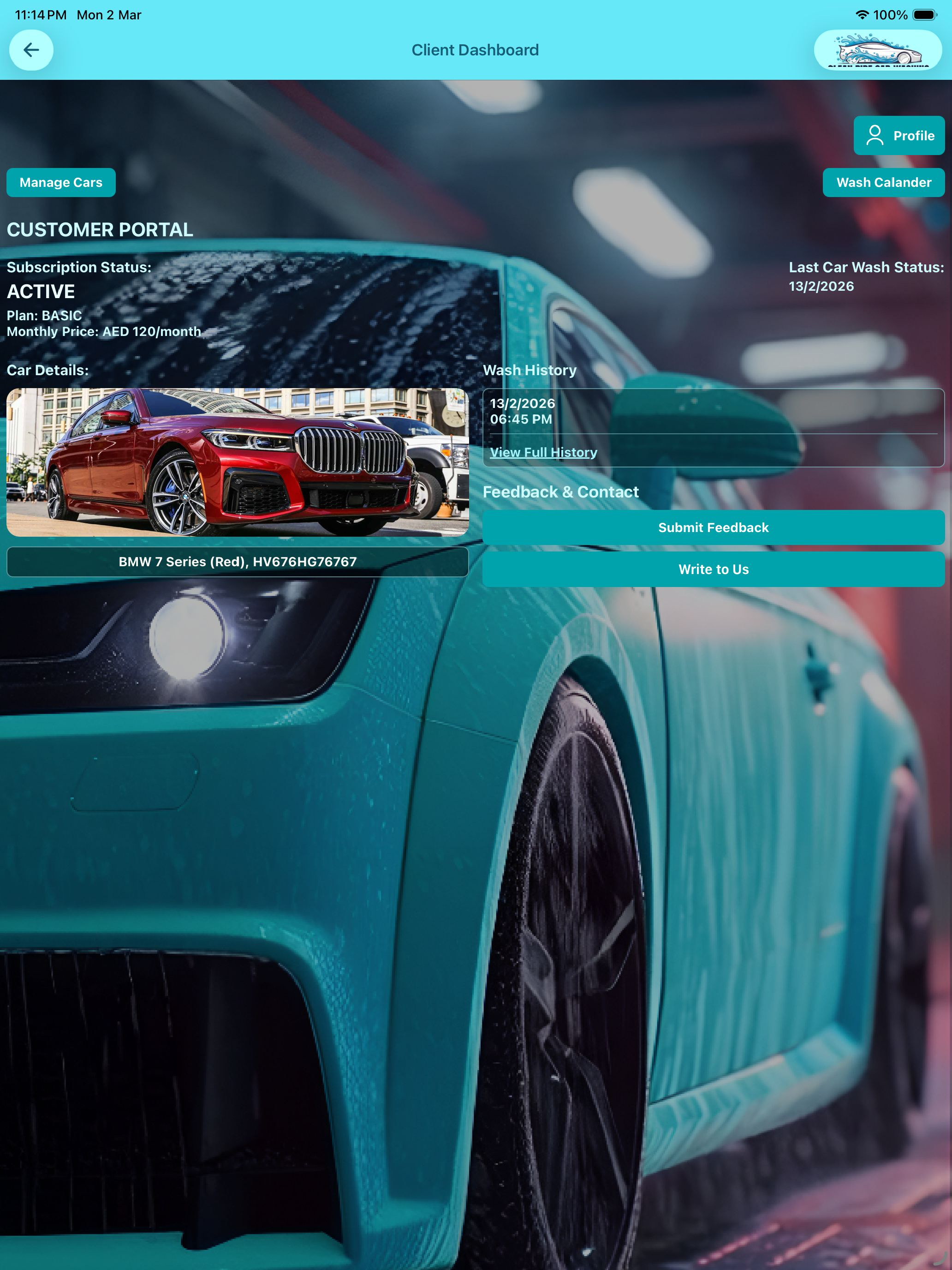 Clean Ride Car Washing screenshot 11