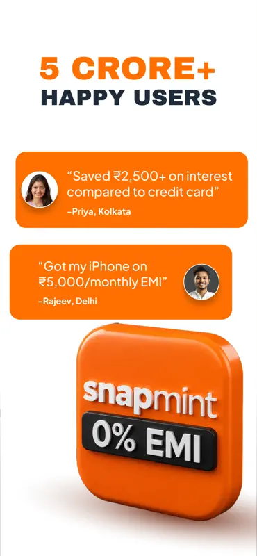 Snapmint: Buy Now, Pay in EMIs screenshot 4 of 6